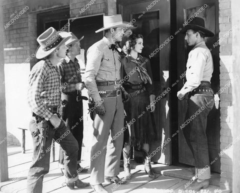 crp-04923 1939 Charles Starrett, Iris Meredith, Sons of the Pioneers film Two Fisted Rangers crp-04923