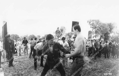 crp-05059 1975 Charles Bronsson fight rehearsel behind the scenes film Hard Times crp-05059