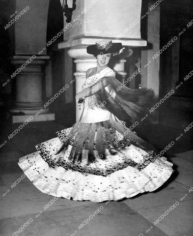 crp-05160 1938 beautiful Mexican specialty dancer Zita Baca film Girl of the Golden West crp-05160