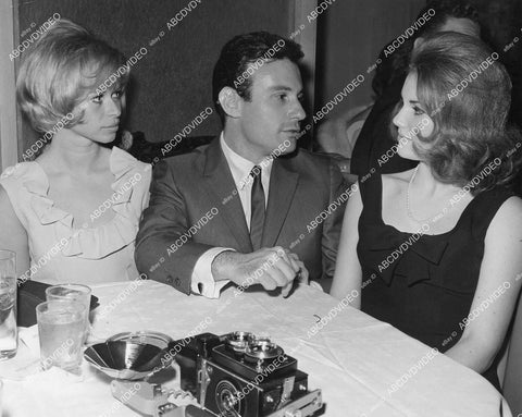 crp-05332 1960's Beverly Washburn, singer Gary LeMel, Wendy Stuart at Holiday House in Malibu Calif crp-05332