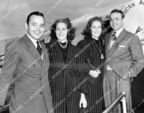 crp-05340 1938 aviation Clarence & Claud Stroud, Barbara & Gloria Brewster Twins American Airlines crp-05340