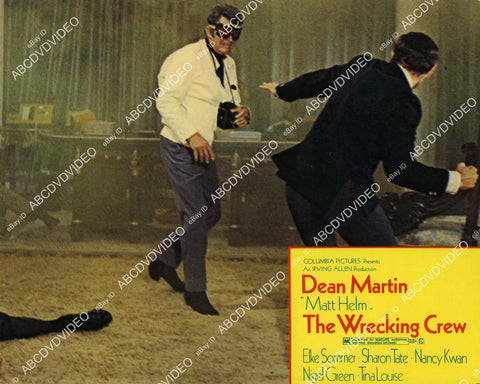 crp-05446 1968 Dean Martin in action Matt Helm film The Wrecking Crew crp-05446