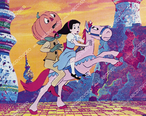 crp-05473 1974 animated characters Scarecrow, Dorothy, film Journey Back to Oz crp-05473