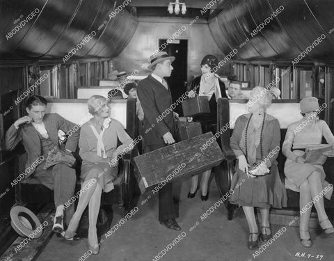crp-05602 1927 Marjorie Daw, Johnny Hines on the train silent film Home Made crp-05602