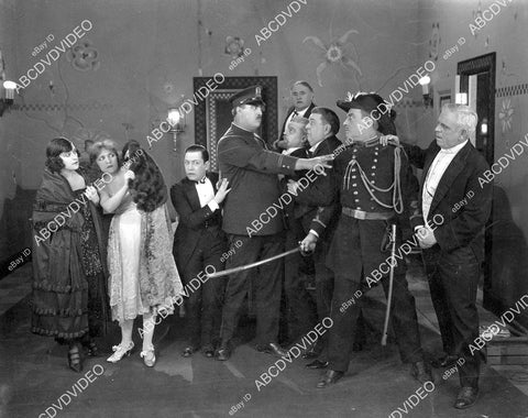 crp-05738 1921 Flora Parker DeHaven, King Baggot, Grace Cunard silent film Girl in the Taxi crp-05738