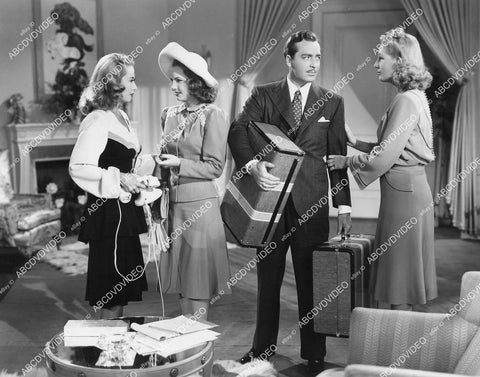 crp-05871 1941 Joan Blondell, Janet Blair, John Howard, Binnie Barnes film Three Girls About Town crp-05871