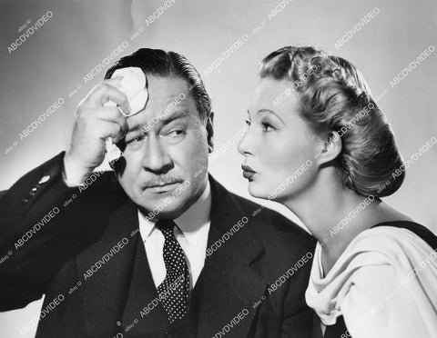 crp-05893 1941 Binnie Barnes, Robert benchley portrait b film Three Girls About Town crp-05893