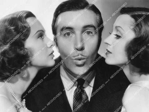 crp-06029 1937 Luli Deste, John Boles, Frances Drake portrait b film She Married an Artist crp-06029