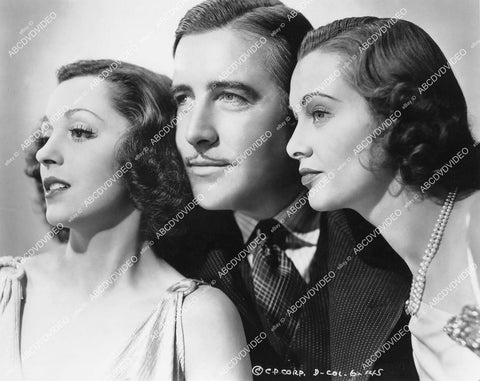 crp-06044 1937 Luli Deste, John Boles, Frances Drake portrait h film She Married an Artist crp-06044