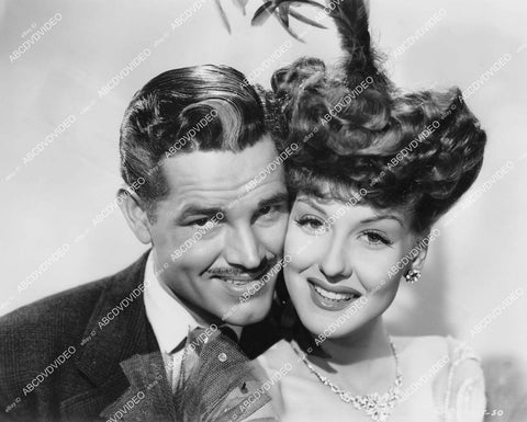 crp-06147 1943 Ann Savage, Tom Neal portrait b film Klondike Kate crp-06147
