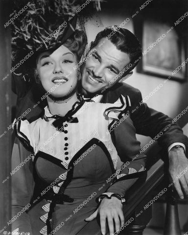 crp-06153 1943 Ann Savage, Tom Neal portrait f film Klondike Kate crp-06153