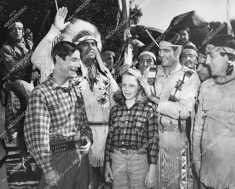 crp-06213 1942 Joe E Brown, Chief Thunder Cloud, Nobel Johnson film Shut My Big Mouth crp-06213