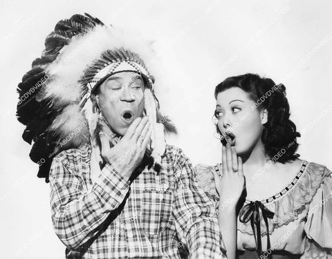 crp-06222 1942 Joe E Brown, Adele Mara portrait c film Shut My Big Mouth crp-06222