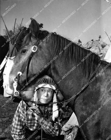 crp-06236 1942 Joe E Brown w his horse film Shut My Big Mouth crp-06236