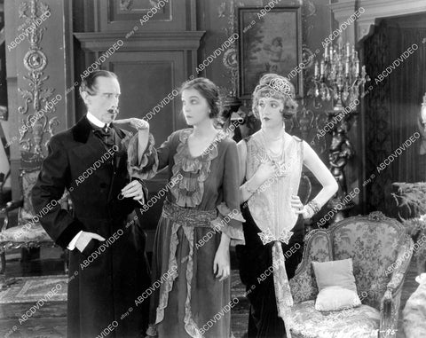 crp-06311 1924 photo Edward Connelly, Constance Talmadge, Zasu Pitts silent film The Goldfish crp-06311