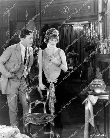 crp-06319 1924 photo Jack Mulhall, Constance Talmadge t silent film The Goldfish crp-06319