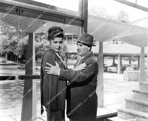 crp-06366 1961 Tudor Owen pleads w Elaine Stewart film Most Dangerous Man Alive crp-06366