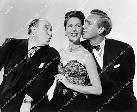 crp-06406 1946 Joe Besser, Jinx Falkenburg, Forrest Tucker portrait a film Talk About a Lady crp-06406