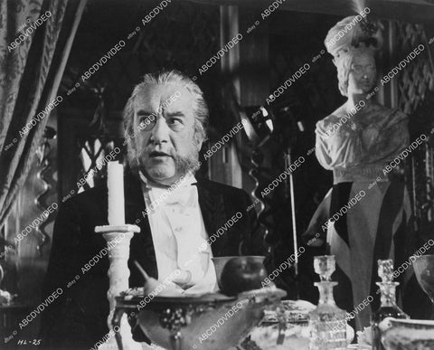 crp-00643 1969 George Sanders at the dinner table film The Best House in London crp-00643