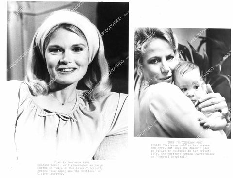 crp-06495 1980 Susanne Zenor TV Young and the Restless, Leslie Charleson General Hospital crp-06495