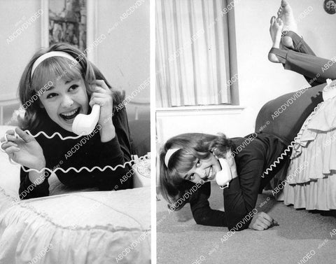 crp-06570 1964 pretty Debbie Watson cute teen on the telephone TV Karen crp-06570