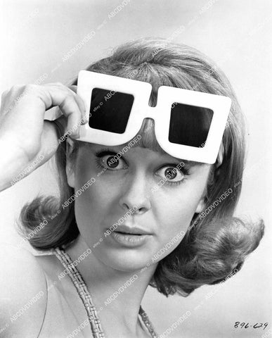 crp-06584 1967 sexy Debbie Watson w her groovy sun glasses film The Cool Ones crp-06584