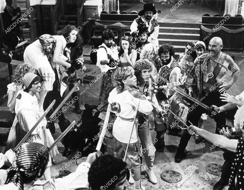 crp-06637 1982 Christopher Atkins, Kristy McNichol and cast film The Pirate Movie crp-06637