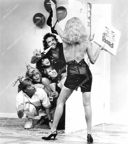 crp-06646 1987 Jeannie Winters, John F Goff, Blondi, Alva Megowan, Don Edwards Vestron Video film Party Favors crp-06646