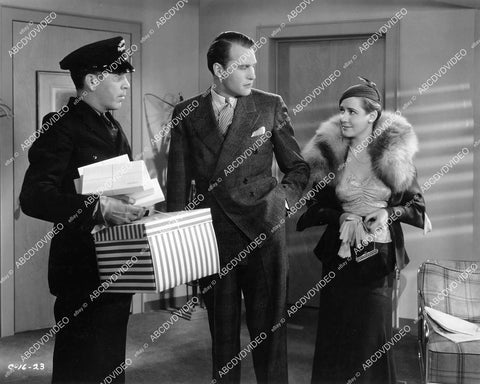 crp-06686 1933 Ralph Bellamy, Mae Clarke film Parole Girl crp-06686