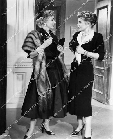 crp-06772 1953 Eva Gabor, Bibs Borman film scenes Paris Model crp-06772