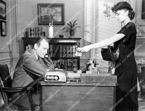crp-06783 1953 Leif Erickson, Barbara Lawrence film Paris Model crp-06783