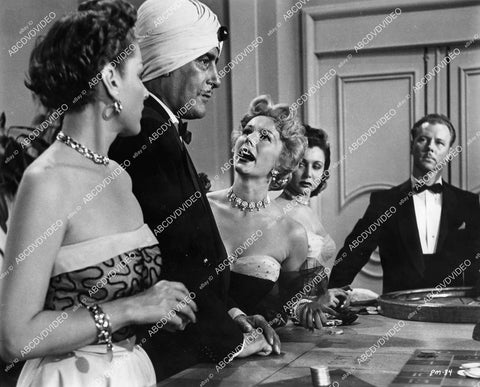 crp-06786 1953 Eva Gabor, Tom Conway at the roulette table film scenes Paris Model crp-06786