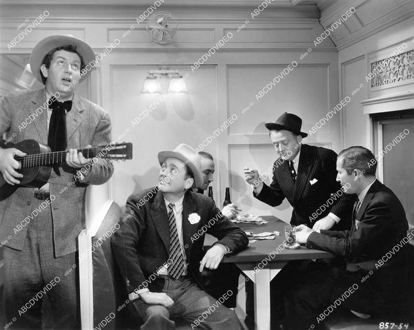 crp-06803 1936 Andy Devine w his guitar film Mysterious Crossing crp-0 ...