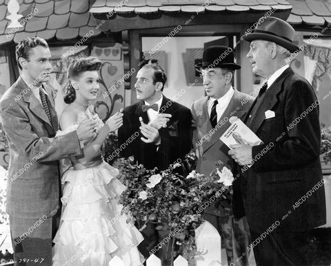 crp-06849 1944 Ross Hunter, Ann Savage, Fritz Feld, Hugh Herbert, Thurston Hall film Ever Since Venus crp-06849