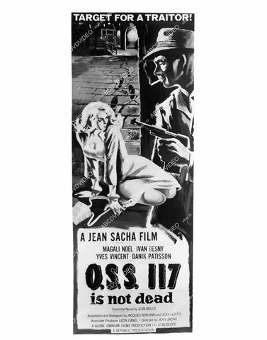 crp-06914 1958 Ivan Desny, Magali Noel, Anne Carrere, Yves Vincent film OSS 117 Is Not Dead crp-06914