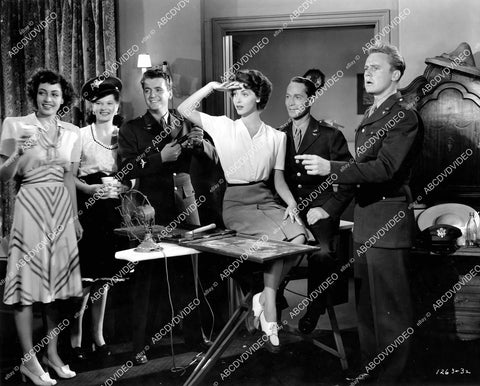 crp-06976 1943 Franchot Tone, Marsha Hunt, Van Johnson, Dick Simmons film Pilot # 5 crp-06976