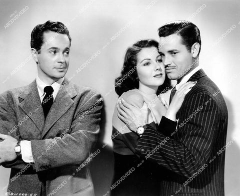 crp-07159 1944 Larry Parks, Tom Neal, Jeanne Bates portrait film The Racket Man crp-07159