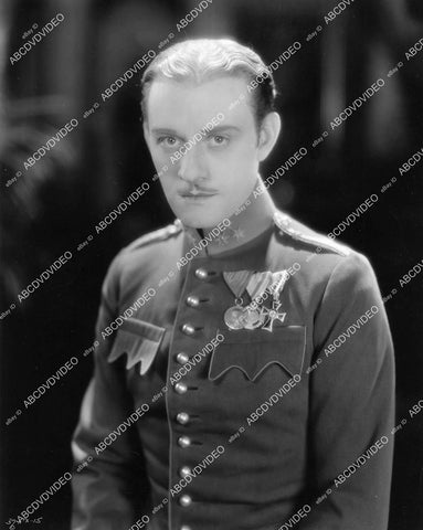 crp-07246 1928 Conrad Nagel portrait in uniform silent film The Mysterious Lady crp-07246