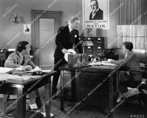 crp-07309 1934 Richard Cromwell, Purnell Pratt, Arline Judge film Name the Woman crp-07309