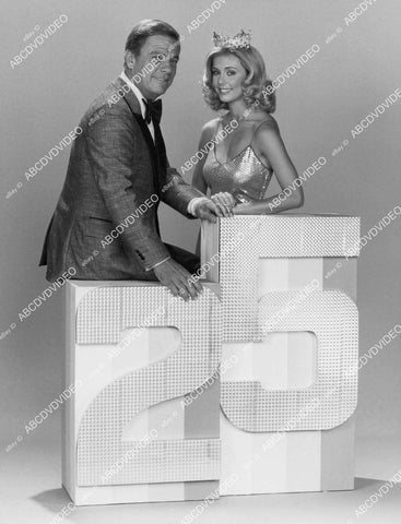 crp-00736 1979 Bert Parks Miss America Kylene Barker host TV Miss America Pageant crp-00736