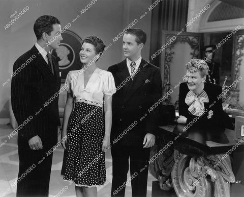crp-07390 1943 Edward Norris, Vivian Austin, Bill Dunn, Minna Gombell film Night Club Girl crp-07390