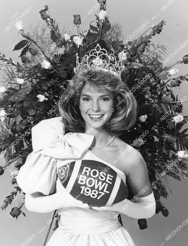 crp-00749 1986 Kristin Leigh Harris Queen 98th Tourn of Roses Parade crp-00749