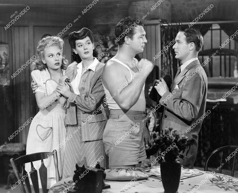 crp-07539 1942 Janet Blair, Rosalind Russell, Gordon Jones, Chick Chandler film My Sister Eileen crp-07539