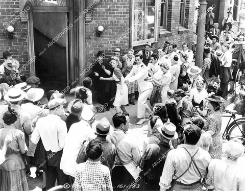 crp-07540 1942 Janet Blair, Rosalind Russell and all the sailors conga line film My Sister Eileen crp-07540