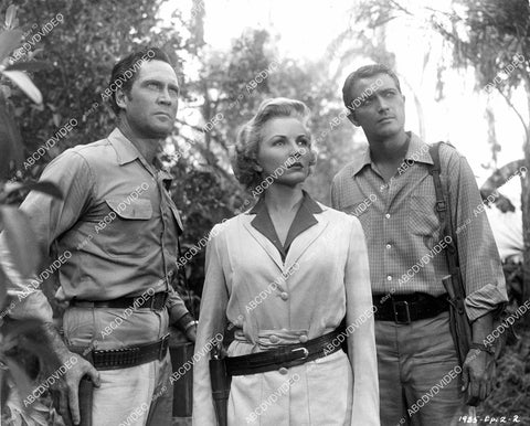 crp-07572 1953 Clayton Moore, Phyllis Coates, Johnny Sands serial film Jungle Drums of Africa crp-07572