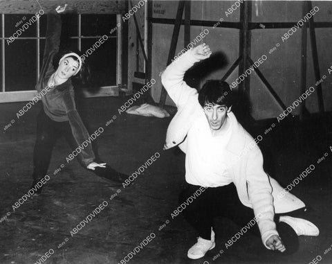 crp-07580 1964 choreographer Andre Tayir w dancer Gina Trikonis TV Shindig crp-07580