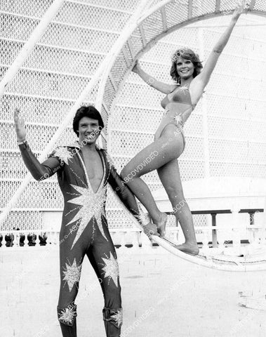 crp-07642 1978 Bob Seagren, Cathy Lee Crosby in Wheel of Destiny TV Circus of the Stars crp-07642