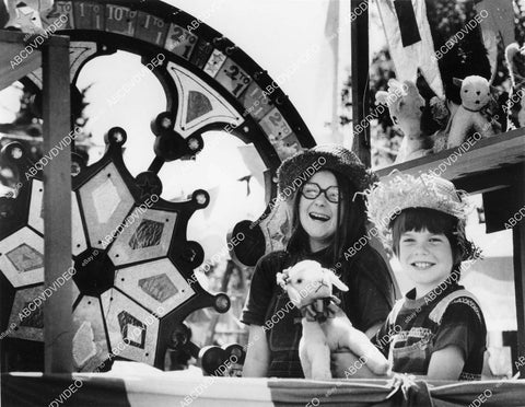 crp-07700 1974 child stars Frannie Michel, Eric Olson at the carnival TV Apple's Way crp-07700