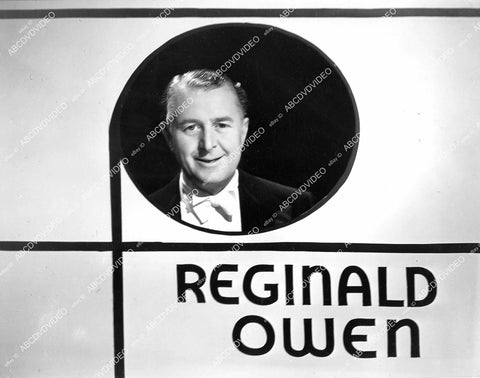 crp-07755 1938 Reginald Owen billing portrait film Everybody Sing crp-07755