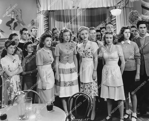 crp-00777 1944 Sally Bliss, Louise Erickson, Lynn Merrick, Pat Parrish film Meet Miss Bobby Socks crp-00777